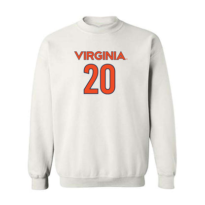 Virginia - NCAA Women's Soccer : Natalia Staude - Replica Shersey Crewneck Sweatshirt