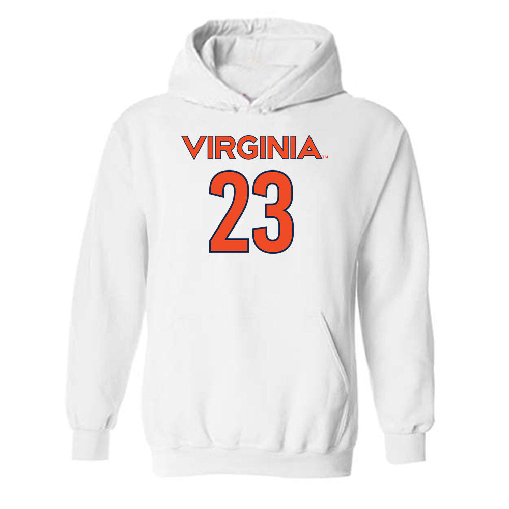 Virginia - NCAA Women's Soccer : Laney Rouse - Replica Shersey Hooded Sweatshirt