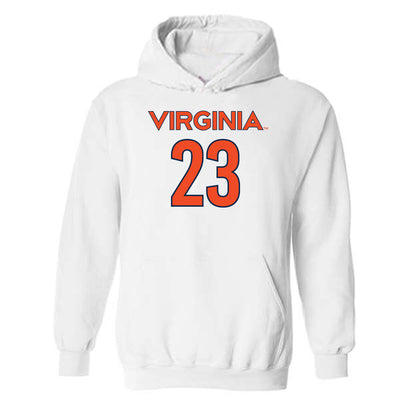 Virginia - NCAA Women's Soccer : Laney Rouse - Replica Shersey Hooded Sweatshirt