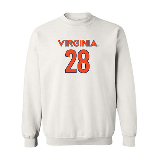 Virginia - NCAA Women's Soccer : Grace Santos - Replica Shersey Crewneck Sweatshirt