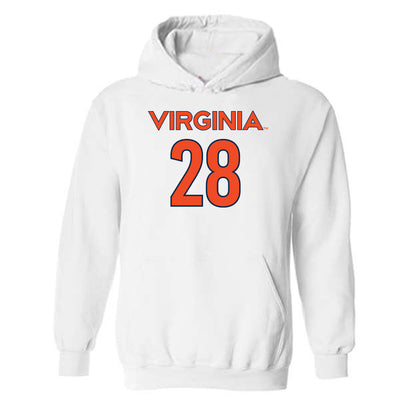 Virginia - NCAA Women's Soccer : Grace Santos - Replica Shersey Hooded Sweatshirt