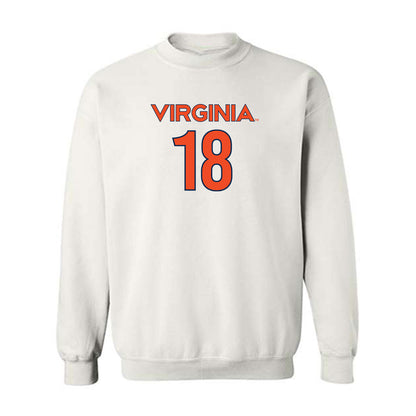 Virginia - NCAA Women's Soccer : Sarah Brunner - Replica Shersey Crewneck Sweatshirt