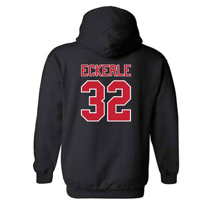 Utah - NCAA Baseball : Blake Eckerle - Replica Shersey Hooded Sweatshirt-1
