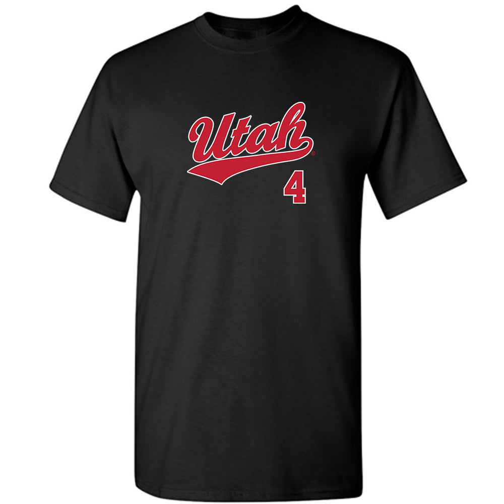Utah - NCAA Baseball : Michael Davinni - Replica Shersey T-Shirt