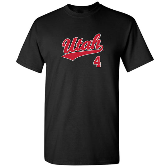 Utah - NCAA Baseball : Michael Davinni - Replica Shersey T-Shirt