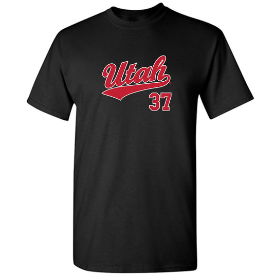 Utah - NCAA Baseball : Sam Stockman - Replica Shersey T-Shirt-0