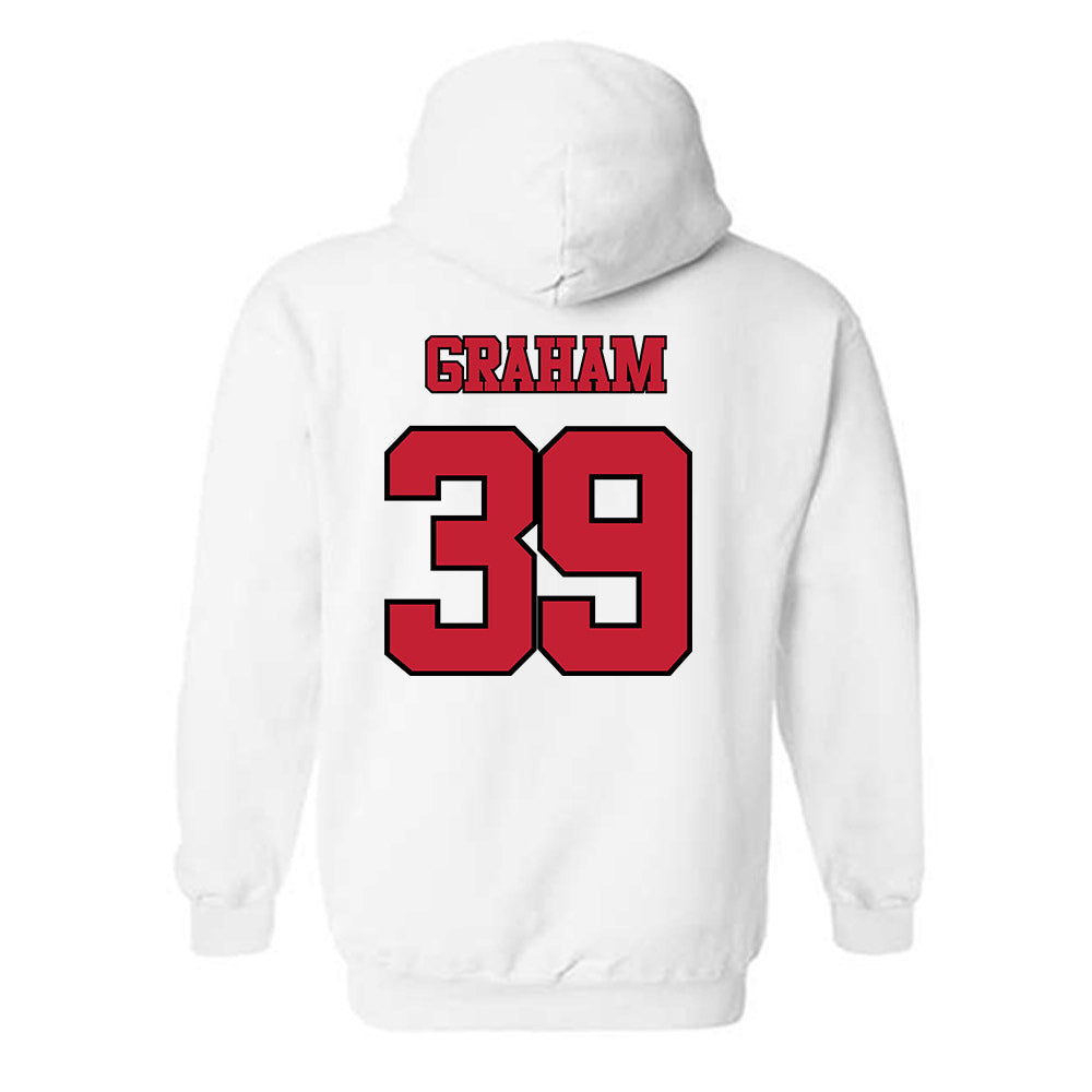 Utah - NCAA Baseball : Seth Graham - Replica Shersey Hooded Sweatshirt-1