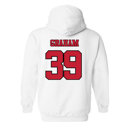Utah - NCAA Baseball : Seth Graham - Replica Shersey Hooded Sweatshirt-1