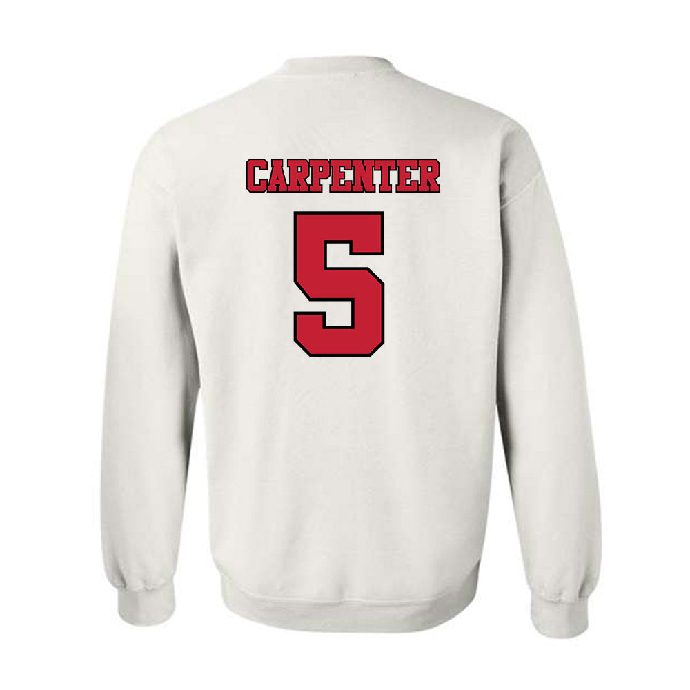 Utah - NCAA Baseball : Kaden Carpenter - Replica Shersey Crewneck Sweatshirt-1