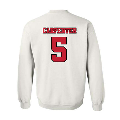 Utah - NCAA Baseball : Kaden Carpenter - Replica Shersey Crewneck Sweatshirt-1