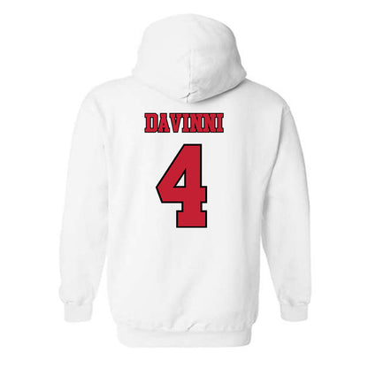 Utah - NCAA Baseball : Michael Davinni - Replica Shersey Hooded Sweatshirt
