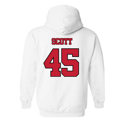 Utah - NCAA Baseball : Griffin Scott - Replica Shersey Hooded Sweatshirt-1