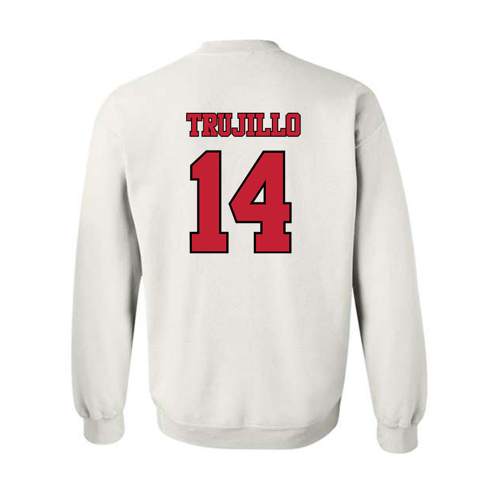 Utah - NCAA Baseball : Brian Trujillo - Replica Shersey Crewneck Sweatshirt-1