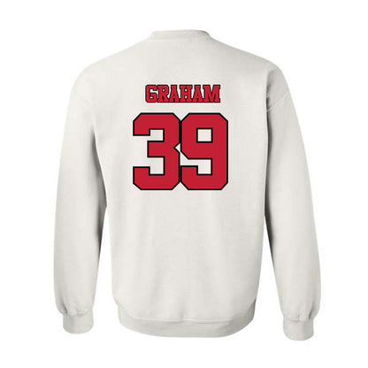 Utah - NCAA Baseball : Seth Graham - Replica Shersey Crewneck Sweatshirt-1