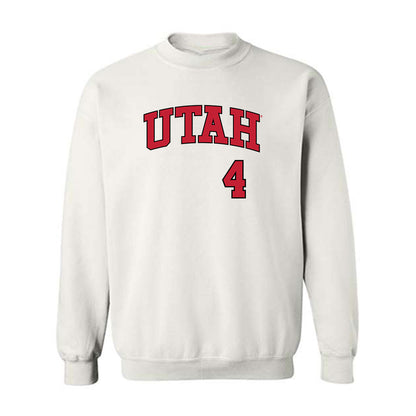 Utah - NCAA Baseball : Michael Davinni - Replica Shersey Crewneck Sweatshirt