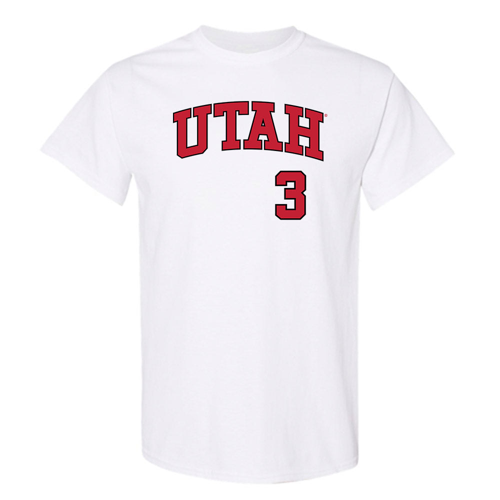 Utah - NCAA Baseball : Zakye Hawkins - Replica Shersey T-Shirt-0