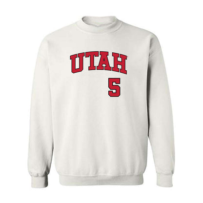 Utah - NCAA Baseball : Kaden Carpenter - Replica Shersey Crewneck Sweatshirt-0