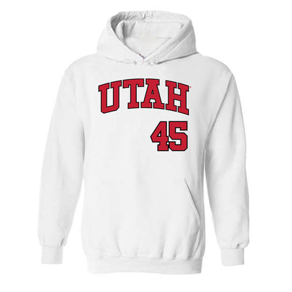 Utah - NCAA Baseball : Griffin Scott - Replica Shersey Hooded Sweatshirt-0