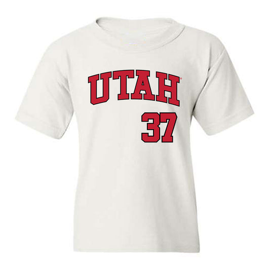 Utah - NCAA Baseball : Sam Stockman - Replica Shersey Youth T-Shirt-0