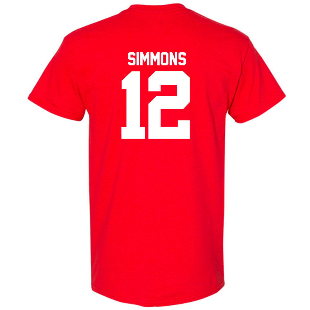 Utah - NCAA Football : Larry Simmons - Replica Shersey T-Shirt-1