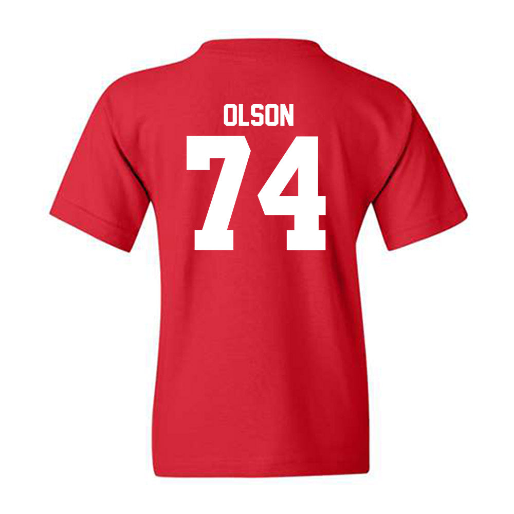 Utah - NCAA Football : Keith Olson - Replica Shersey Youth T-Shirt-1