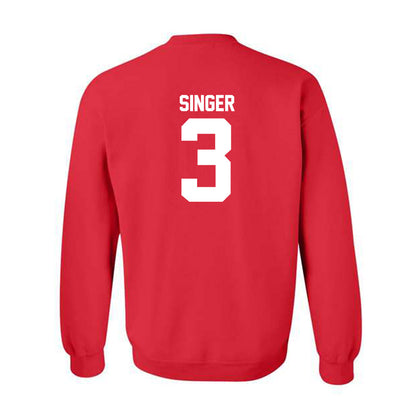 Utah - NCAA Football : Dorian Singer - Replica Shersey Crewneck Sweatshirt