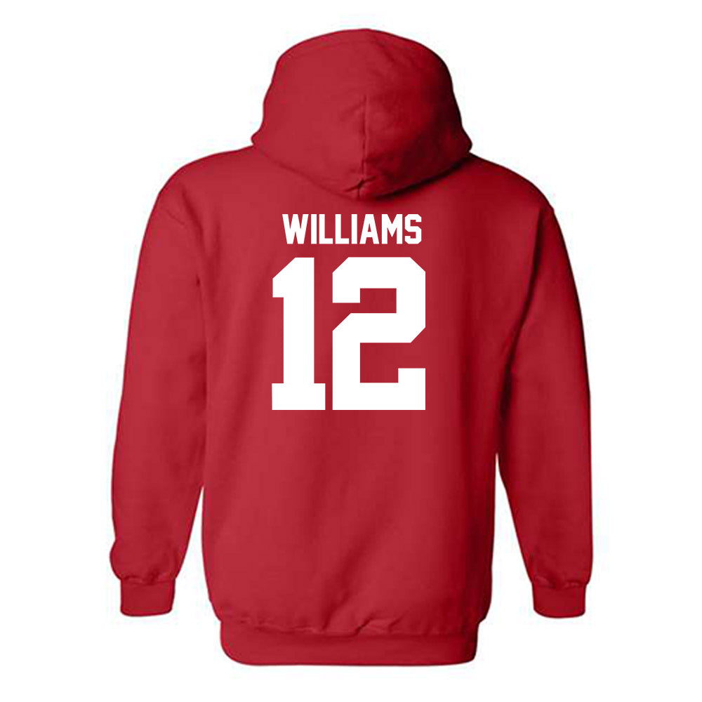 Utah - NCAA Football : Zacharyus Williams - Replica Shersey Hooded Sweatshirt