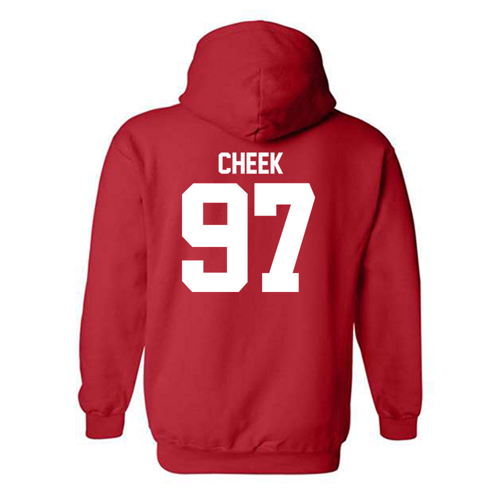 Utah - NCAA Football : Joseph Cheek - Replica Shersey Hooded Sweatshirt-1
