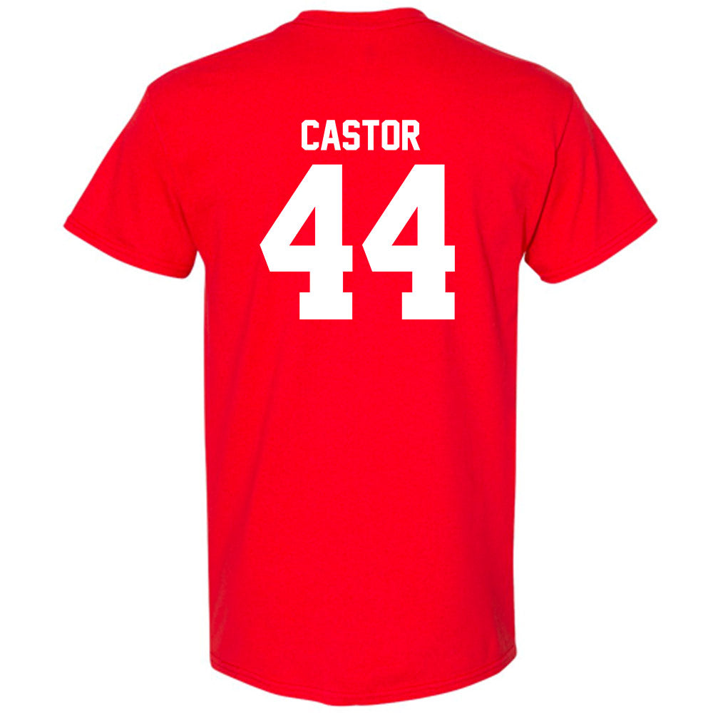 Utah - NCAA Football : Logan Castor - Replica Shersey T-Shirt-1