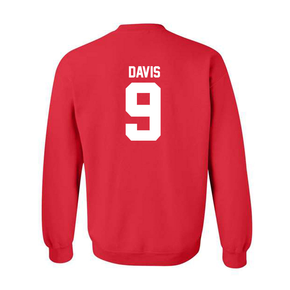 Utah - NCAA Football : Ryan Davis - Replica Shersey Crewneck Sweatshirt-1