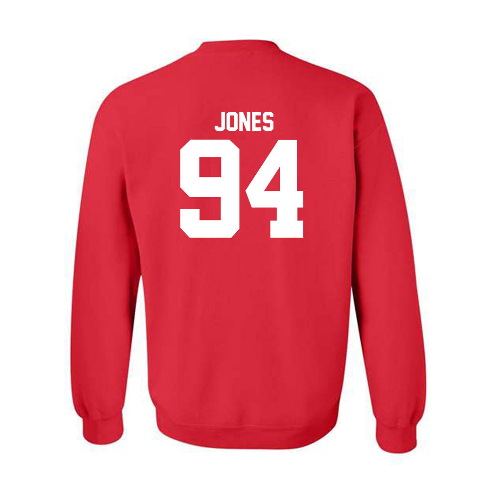 Utah - NCAA Football : Jaxson Jones - Replica Shersey Crewneck Sweatshirt-1