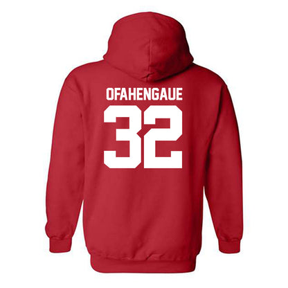 Utah - NCAA Football : Helaman Ofahengaue - Replica Shersey Hooded Sweatshirt