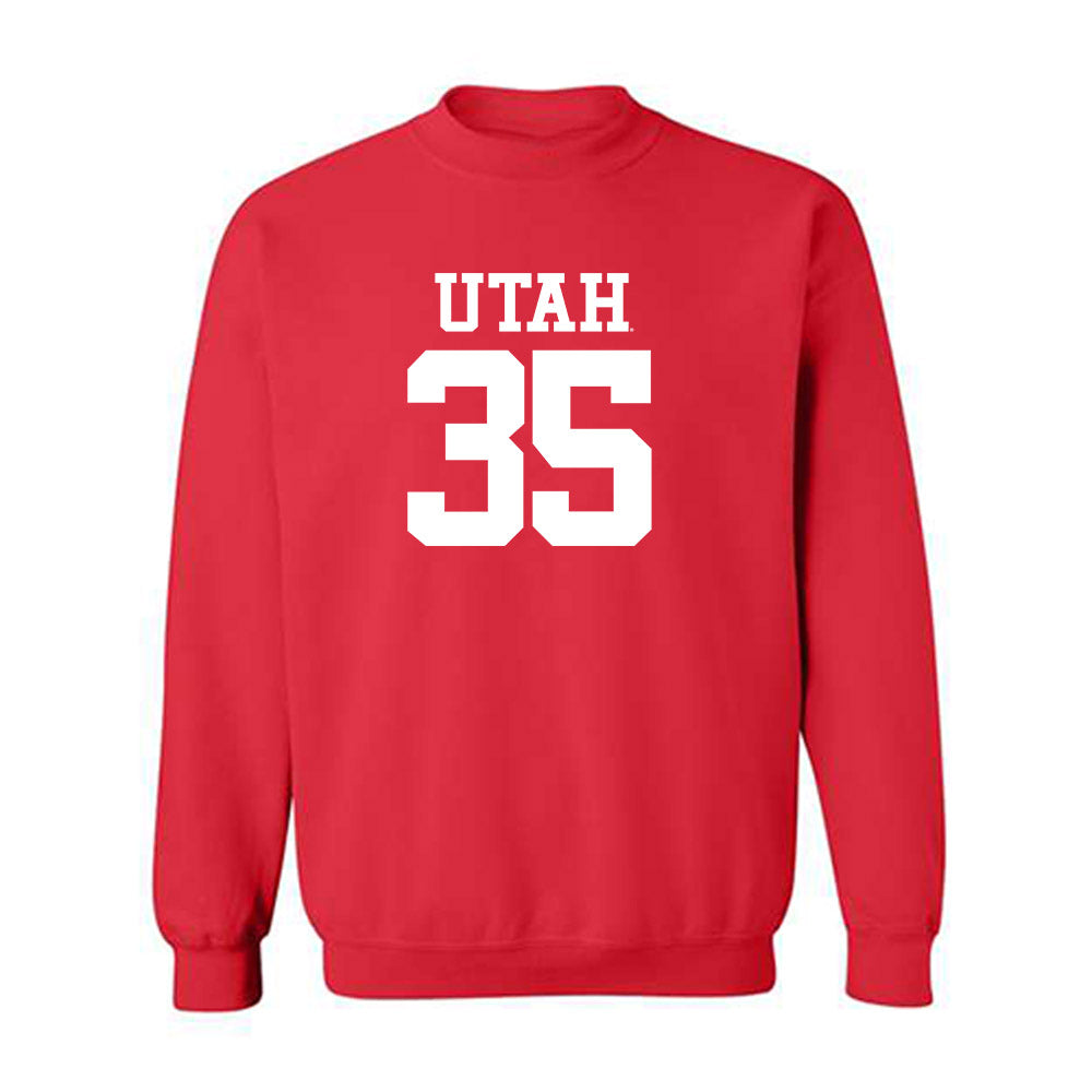 Utah - NCAA Football : Frankie Goodson - Replica Shersey Crewneck Sweatshirt-0