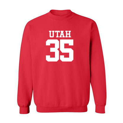 Utah - NCAA Football : Frankie Goodson - Replica Shersey Crewneck Sweatshirt-0