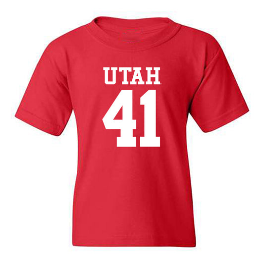 Utah - NCAA Football : Ryker Kemp - Replica Shersey Youth T-Shirt-0