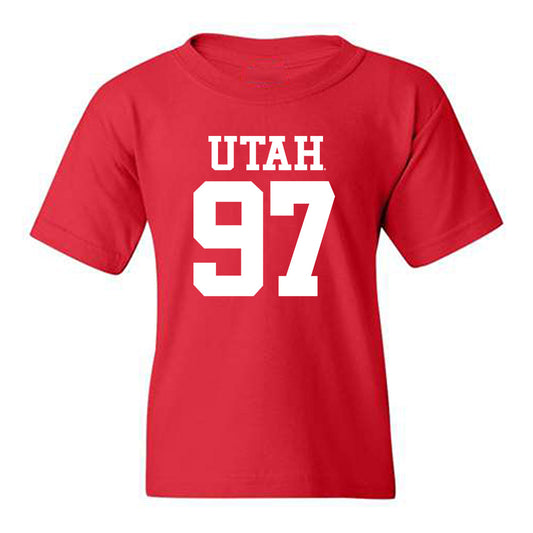 Utah - NCAA Football : Joseph Cheek - Replica Shersey Youth T-Shirt-0