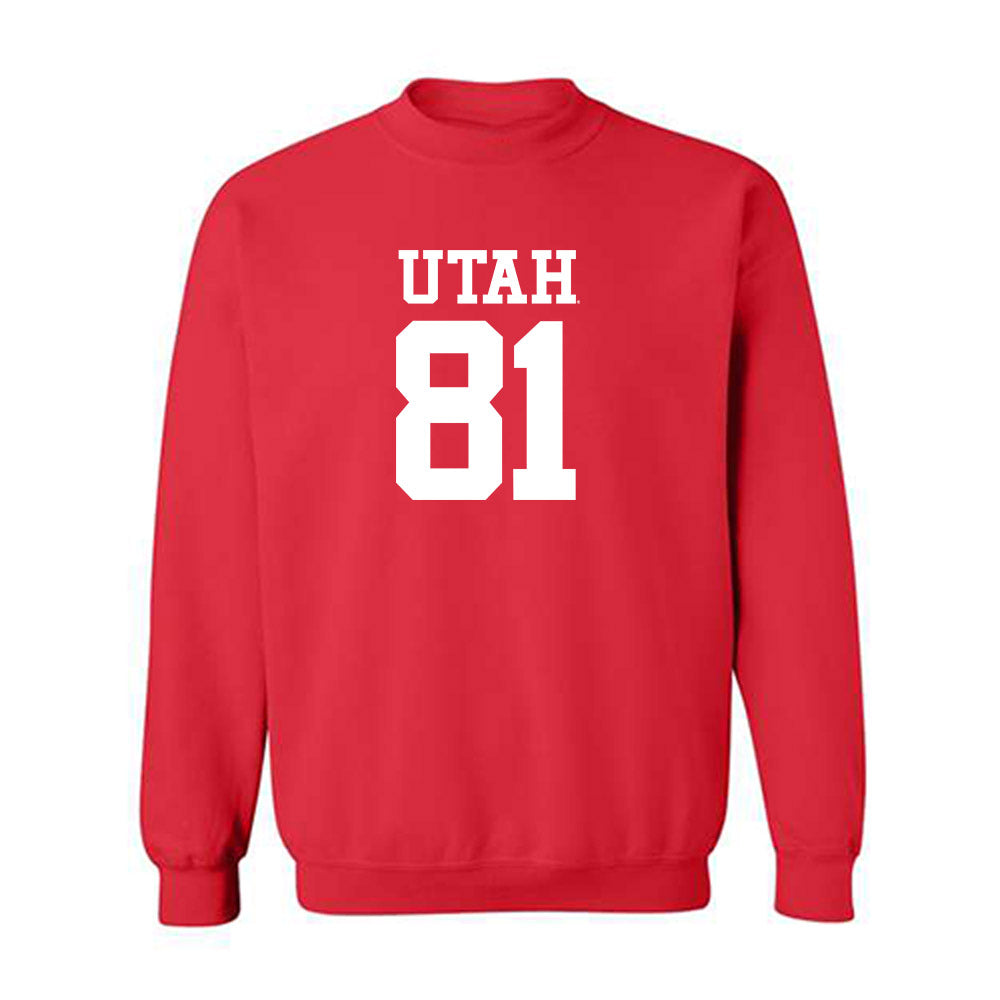 Utah - NCAA Football : JJ Buchanan - Replica Shersey Crewneck Sweatshirt-0
