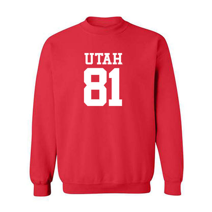 Utah - NCAA Football : JJ Buchanan - Replica Shersey Crewneck Sweatshirt-0