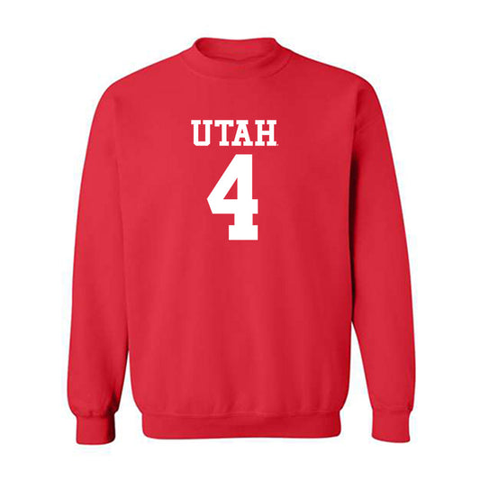 Utah - NCAA Football : Donovan Saunders - Replica Shersey Crewneck Sweatshirt-0