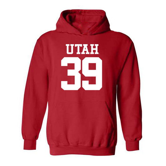 Utah - NCAA Football : Bryan Spotwood - Replica Shersey Hooded Sweatshirt-0