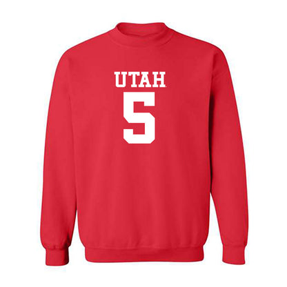 Utah - NCAA Football : Otto Tia - Replica Shersey Crewneck Sweatshirt-0