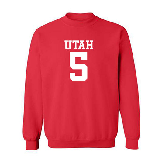 Utah - NCAA Football : Otto Tia - Replica Shersey Crewneck Sweatshirt-0