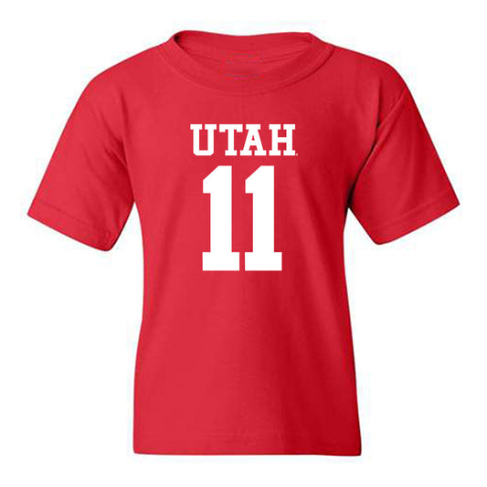 Utah - NCAA Football : Isaac Wilson - Replica Shersey Youth T-Shirt-0