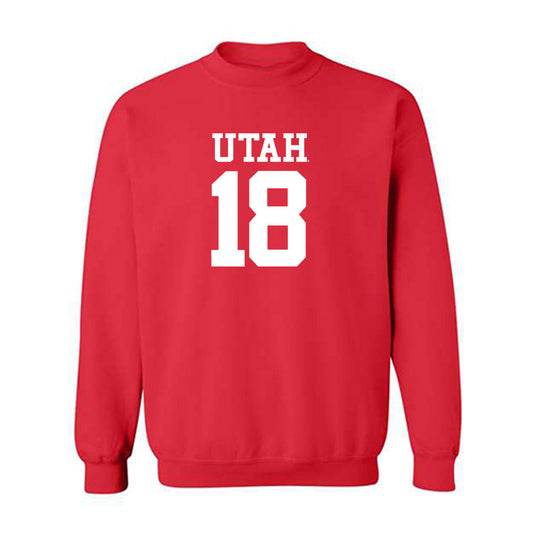 Utah - NCAA Football : Tobias Merriweather - Replica Shersey Crewneck Sweatshirt-0