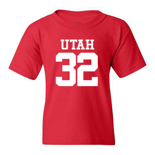 Utah - NCAA Football : Omar Shah - Replica Shersey Youth T-Shirt-0