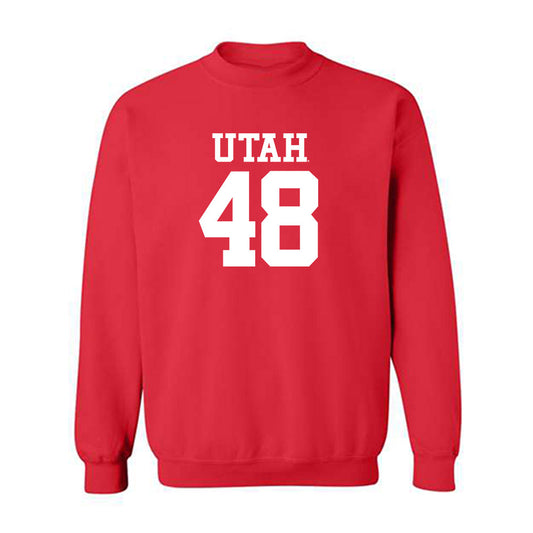 Utah - NCAA Football : Alex Cloward - Replica Shersey Crewneck Sweatshirt