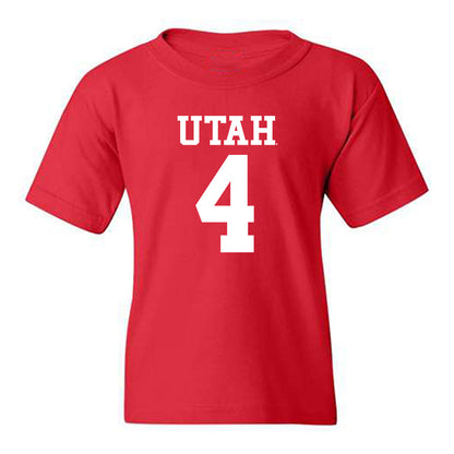 Utah - NCAA Football : Devon Dampier - Replica Shersey Youth T-Shirt-0