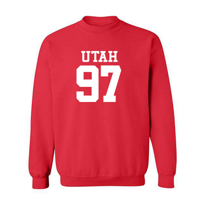 Utah - NCAA Football : Joseph Cheek - Replica Shersey Crewneck Sweatshirt-0