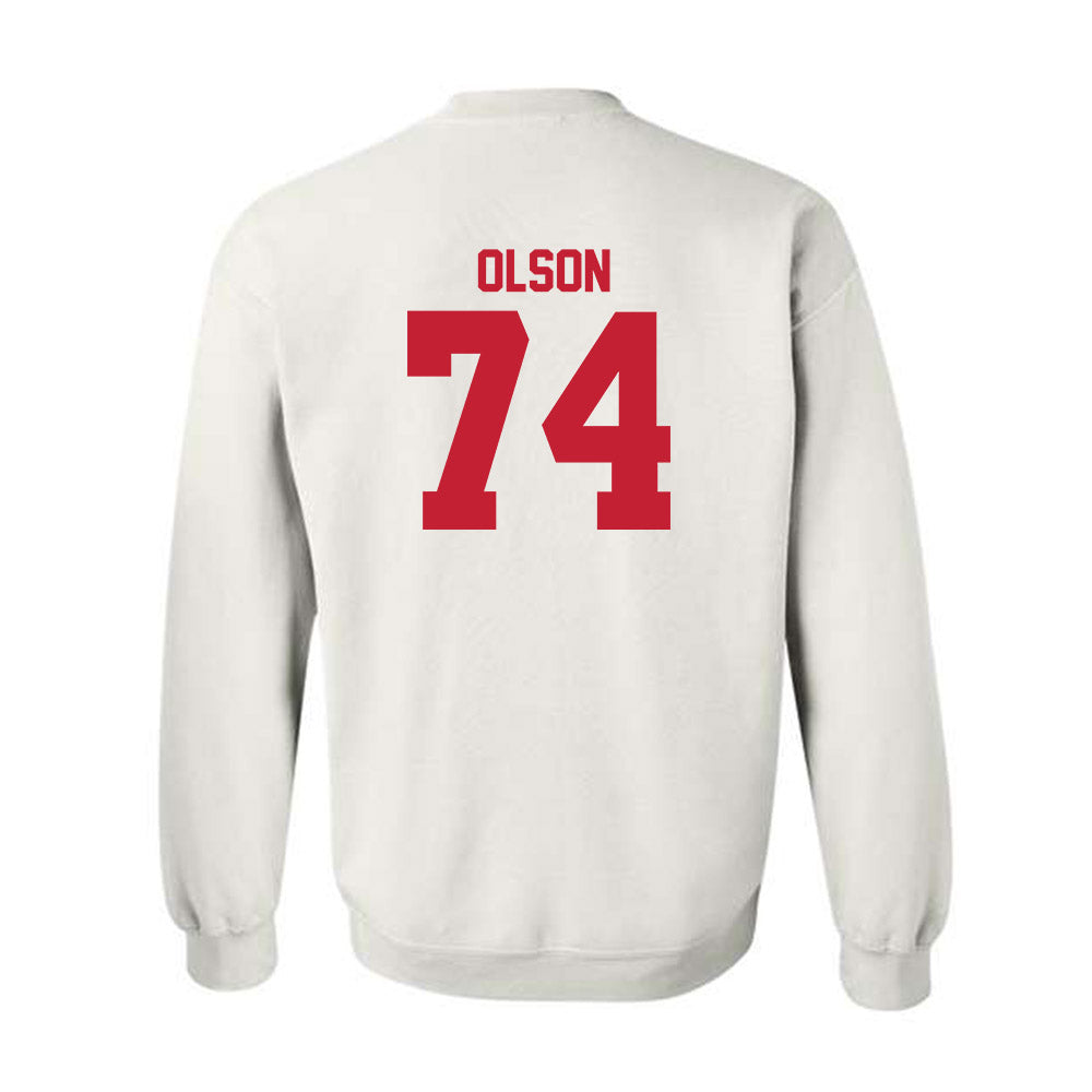 Utah - NCAA Football : Keith Olson - Replica Shersey Crewneck Sweatshirt-1