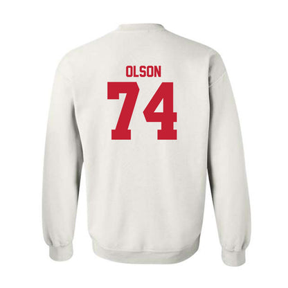 Utah - NCAA Football : Keith Olson - Replica Shersey Crewneck Sweatshirt-1